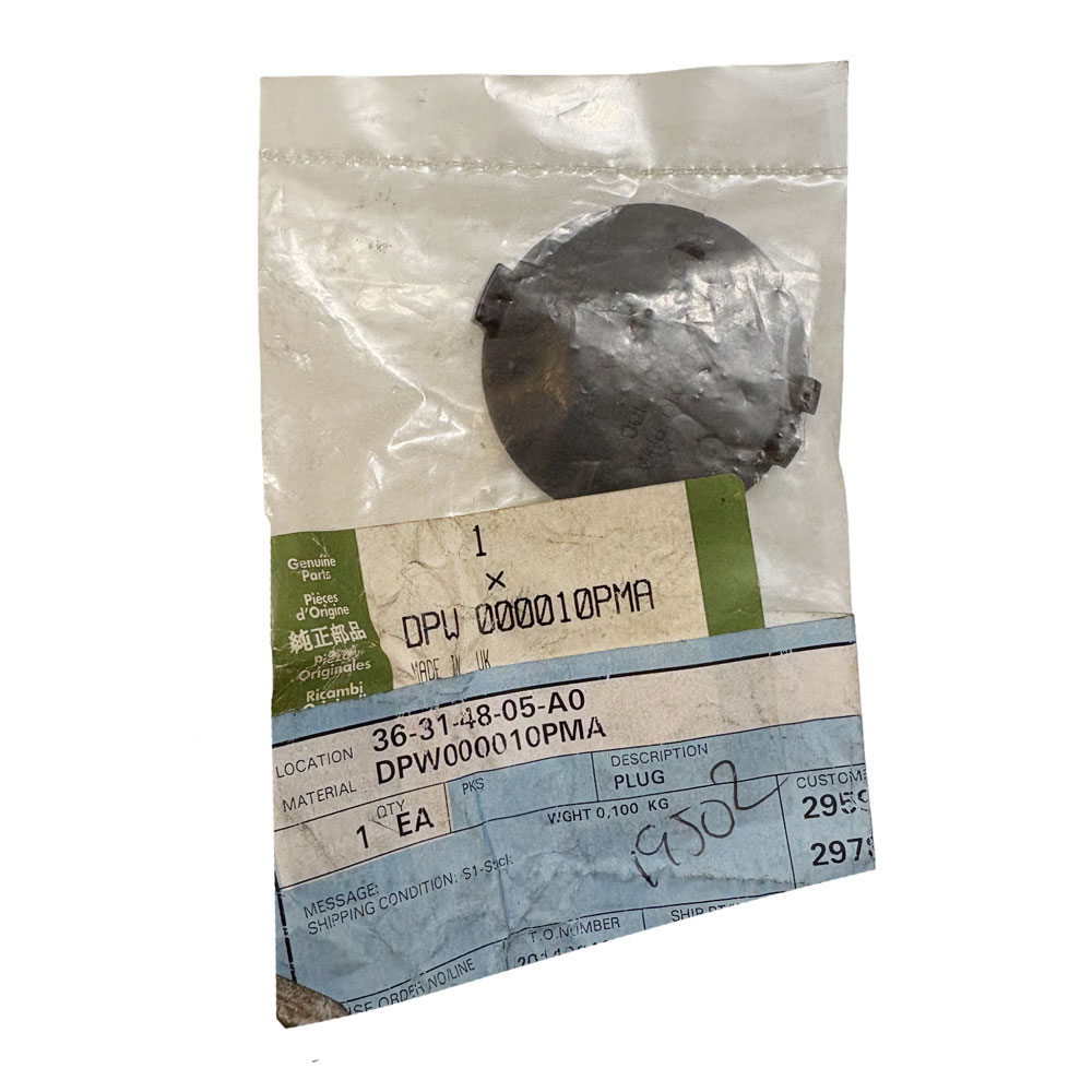 Bumper Blanking Plug DPW000010PMA